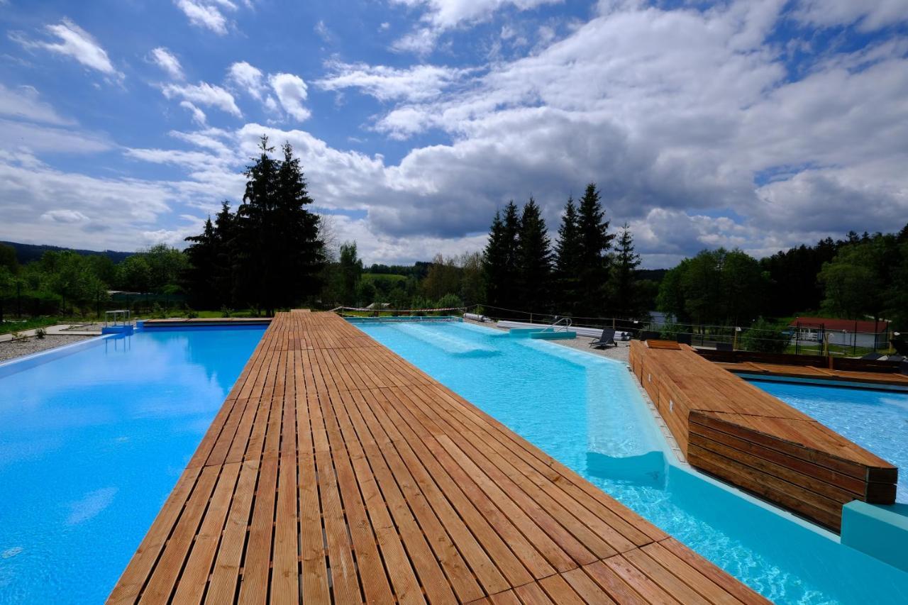 Lipno-Frymburk Wellnes Apt D 103 Kültér fotó